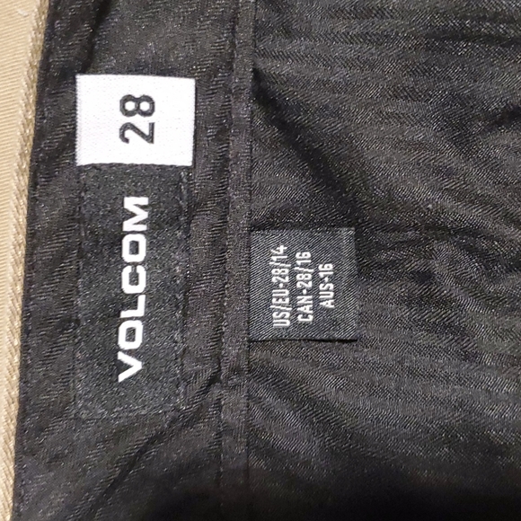 Volcom Boys Khaki Pants EUC - Picture 2 of 3
